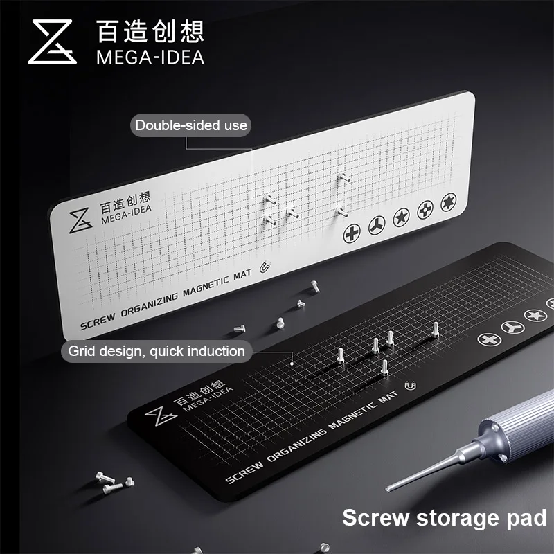 Phone Cases Rubber - QIANLI MEGA-IDEA Universelles magnetisches Reparaturschrauben-Aufbewahrungspad mit